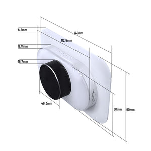 Panama Smart Thermostat, Save money and energy, Works with Alexa and Google Assistant, C-wire required